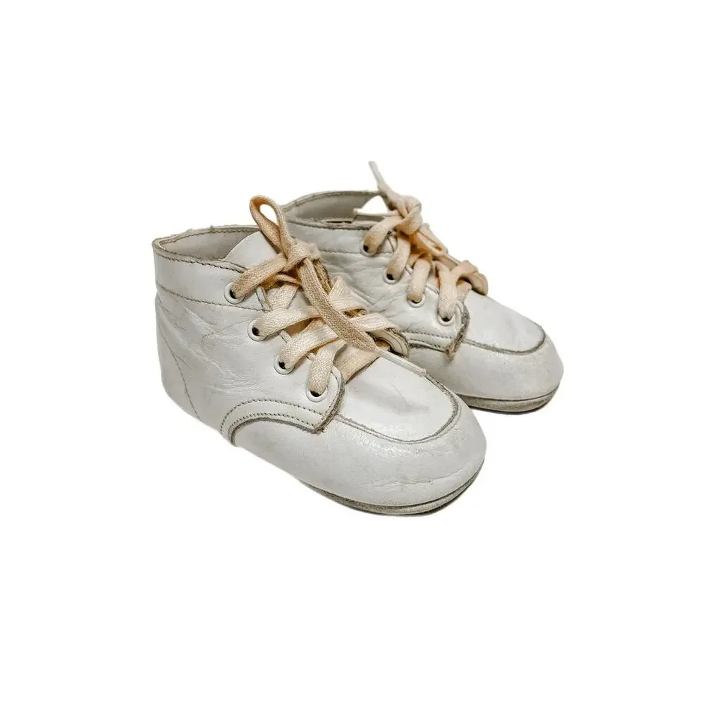 Vintage HoneySuckle Soft Sole Baby Shoes Size 1 Sears Roebuck & Co.